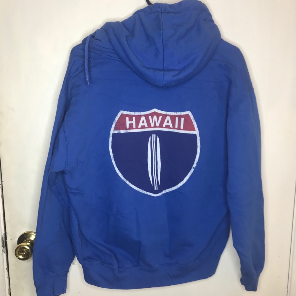 Malibu Shirts vintage men’s blue hoodie size M